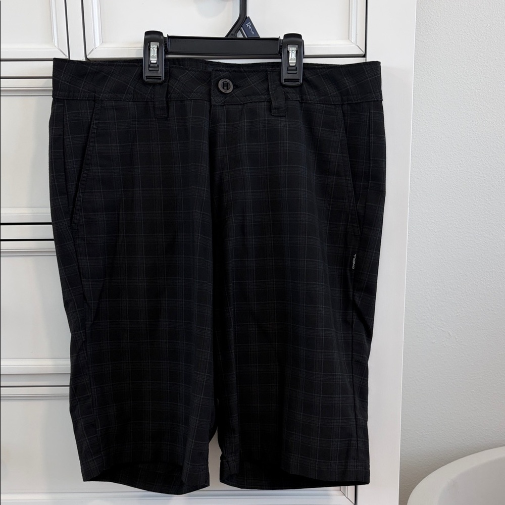 O'Neill Men's Dark Plaid Shorts